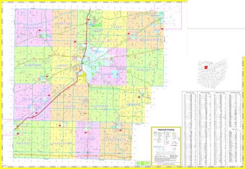 map hancock county oh