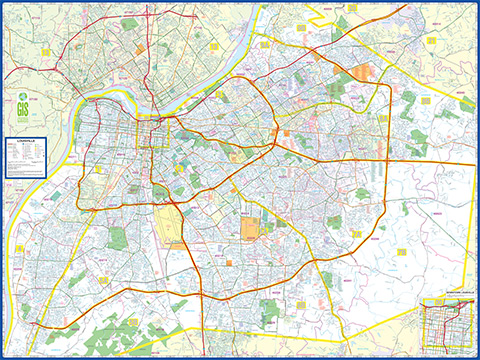 Greater Louisville Association of REALTORS map