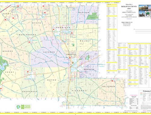 Pickaway, OH County Engineer Map