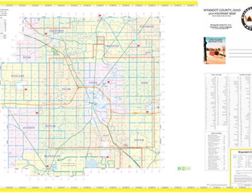 Wyandot, OH County Engineer Map